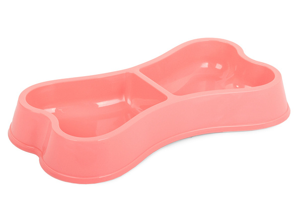 Plastikust kauss koerale, kassile, topelt 0.15l