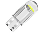 W5w t10 alb cristalic led lumină auto 2 buc component