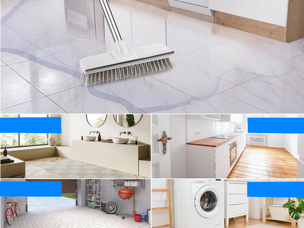 Brosse à récurer les sols brosse à eau pour le nettoyage des sols 2en1