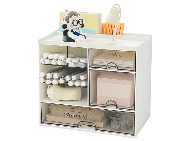 Organizator de cabinet organizator de birou rafturi pentru cosmetice articole mici sertare