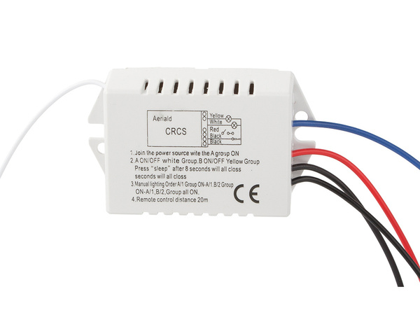 Bezvadu ieslēgšanas/izslēgšanas slēdzis 1 radio kanāla tālvadības pults