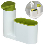 Kitchen dispenser organiser soap liquid sponge