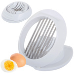 Boiled egg slicer for slicing eggs