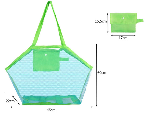Paplūdimio krepšys apsipirkti paplūdimio žaislai lengvas xxl krepšys krepšys didelis tinklelis