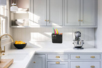Knife rack kitchen organiser knife drainer