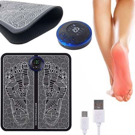 Ems covor pentru picioare electrostimulator masaj muscular