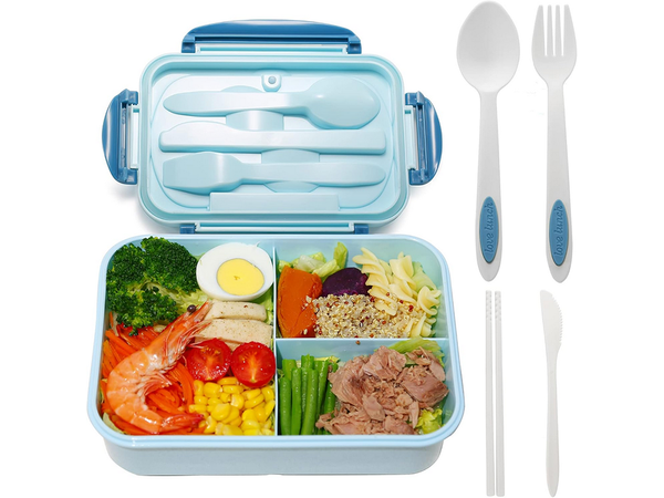 Lunchbox breakfast box lunch box with compartments cutlery