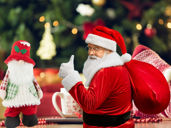 30cm ghost ghost lighted led bird karácsonyfa törpék