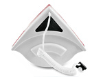 Double-sided window washer with magnetic wiper