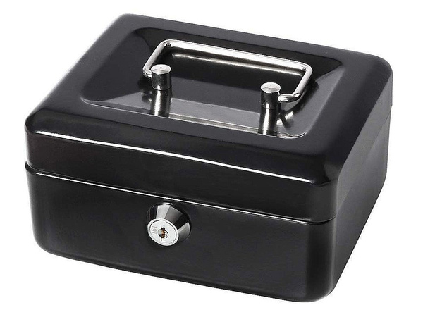 Metal money box documents