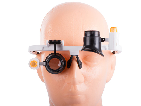 Lumpă de ochi precizie 2 led 25x