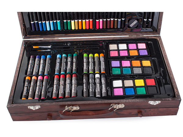 Set de arte para pintar estuche madera 143