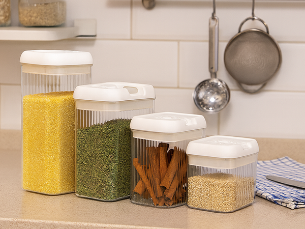 Kitchen containers for food for pasta container with seal set of 5 pieces