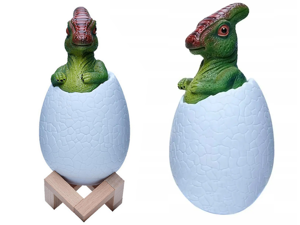 Nakts gaismas dinozauru dinozauru dino olu rgb rezultātā olu gaisma bērniem
