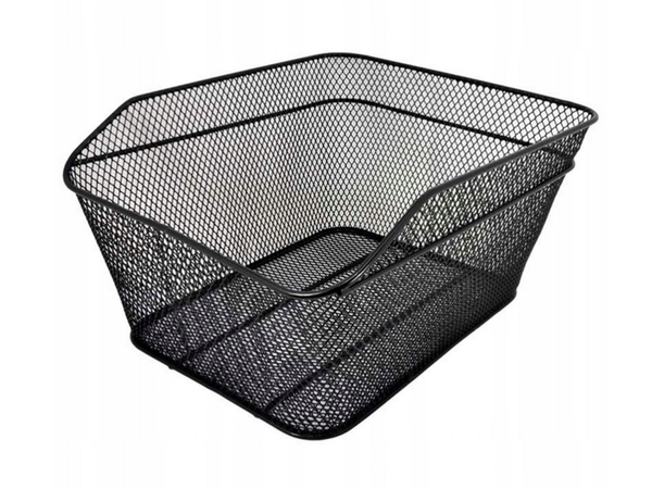 Grand panier de vélo panier de vélo en métal pour porte-bagages solide à visser