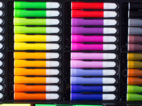 Artistic painting set in case 288 vnt.