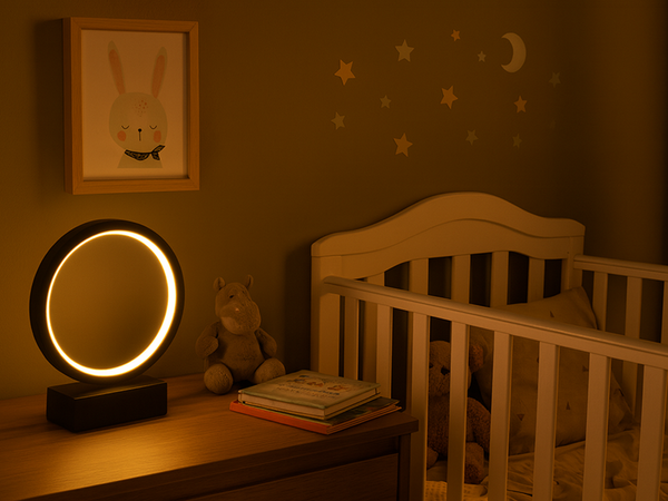 Miza nočna luč krožni prstan barva hladna topla neutralna nastavitev