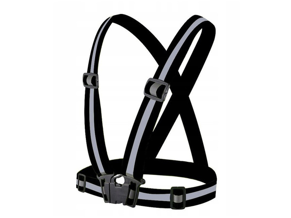 Reflective harness waistcoat for motorbike bicycle running