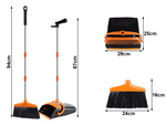 Lazy man's sweeping kit swifter brush mop cleaning wiper dustpan 2in1