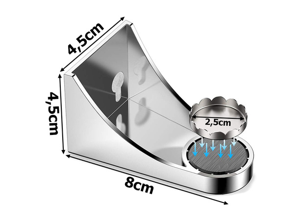Magnetische seifenschale hängend magnet seifenhalter wandmontiert modern