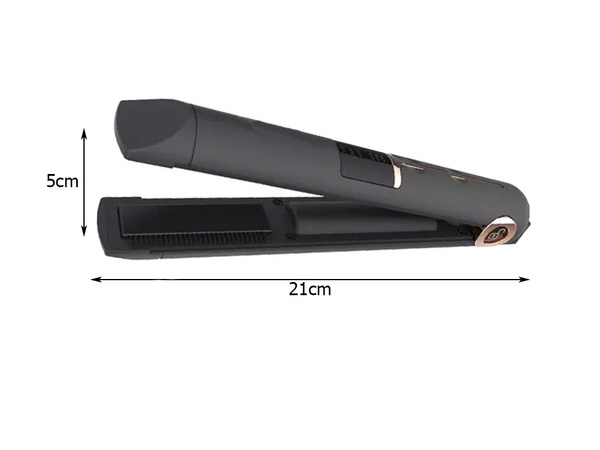 Hair straightener ceramic lcd 2in1 regulatory temperature power bank