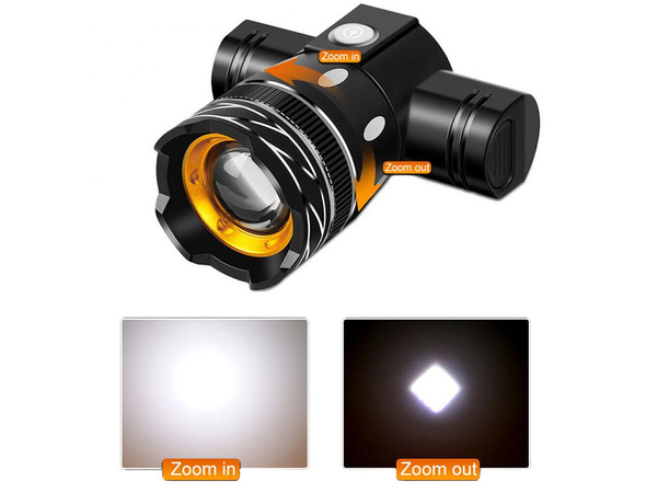 Feux de vélo led t6 set avant arrière