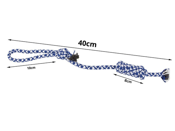 Dog toy tug rope strong long rope