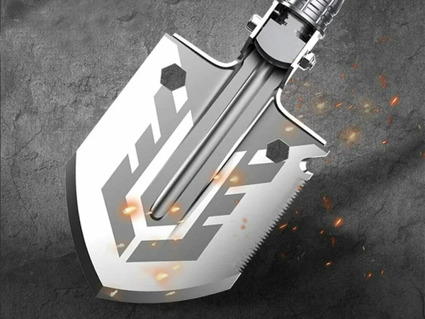 Saliekamā lāpsta militārais gadījumā zāģis daudzfunkcionāls izdzīvošanas būtisks