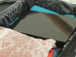 3-part folding wall-mounted cosmetic mirror