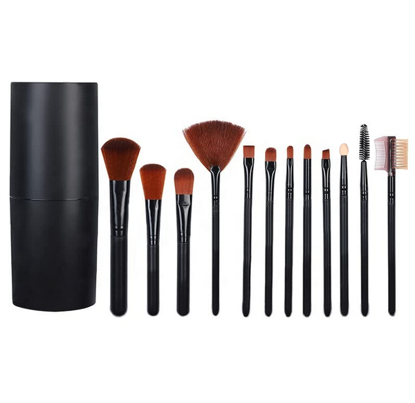 Set of professional make-up brushes 12 pieces