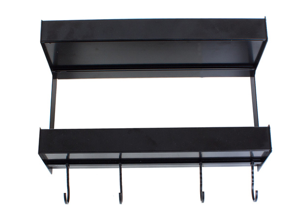 Kitchen wall-hung shelf double hanger