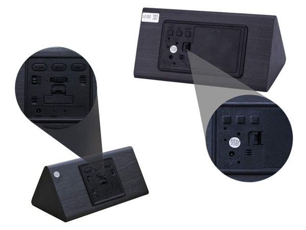 Elektronska budilka termometer higrometer