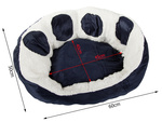 Pat de câine pufos pat de pisică moale 60cm