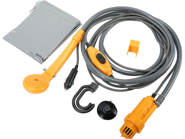 Ducha turistica 12v coche bomba portatil camping
