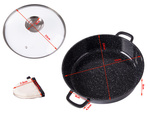 Topf kochtopf mit deckel 5,7l induktion aroma