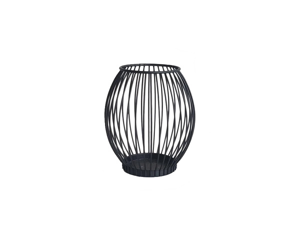 Portavelas decorativo de metal 1 ud soporte farol hogar terraza