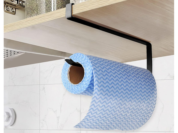 Kitchen paper towel holder slip-on metal loft matt