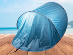 Strandzelt gross abschliessbar pop-up selbstfaltend mit uv-abdeckung