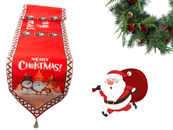 Chemin de table noël chemin de table réveillon de noël réveillon de noël 205x35cm