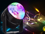 Projektor dyskotekowy kula disco reflektor led rgb