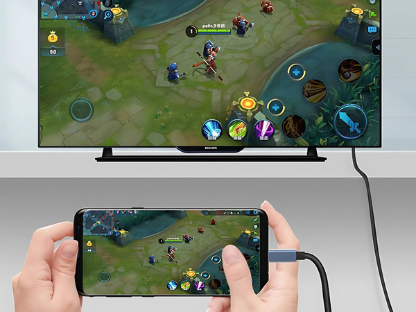 Usb-c hdmi 4k 60hz 18cm usb 3.1-c laptop adapter kábel átmenetező kábel átjátszó