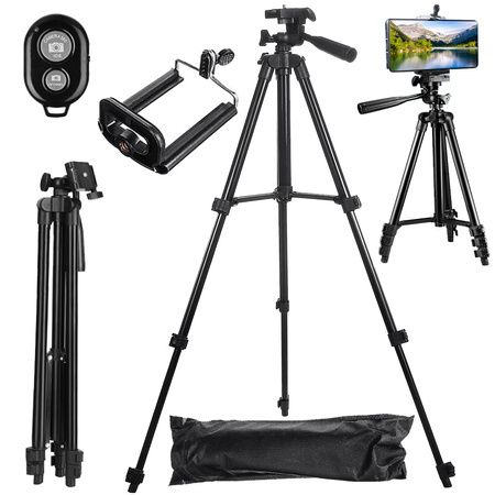 Statyw tripod pilot bluetooth uchwyt na telefon