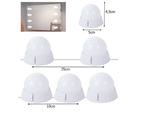 Led tualetes galds spogulis gaismas make-up komplekts 10gab