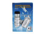 Microscopio lupa joyero 60x led uv profesional