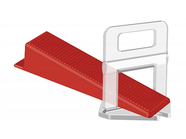 Tile levelling system 100 clips 100 wedges