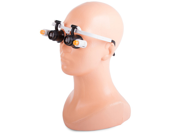 Lumpă de ochi precizie 2 led 25x