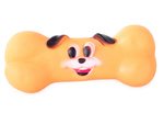 Squeaky perro juguete masticar hueso de goma