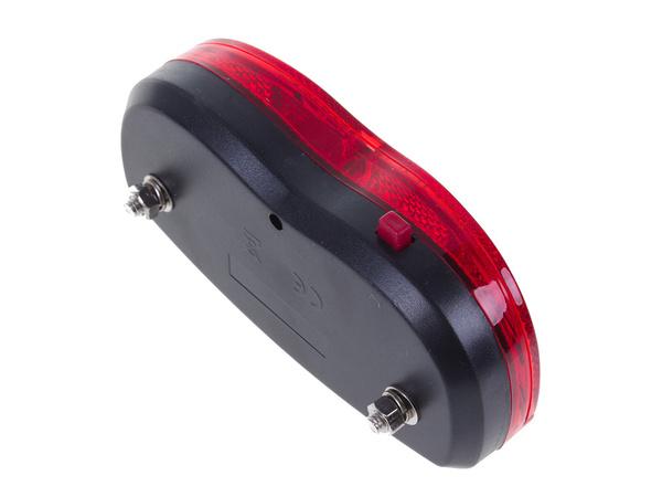 A condus biciclete lumina din spate pentru biciclete rack 2xaa baterii puternice