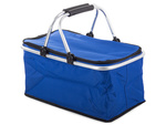 Thermal folding picnic basket insulating shopping basket