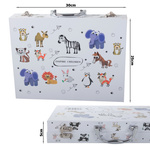 Művész készlet festőkészlet tartódobozban 64 db